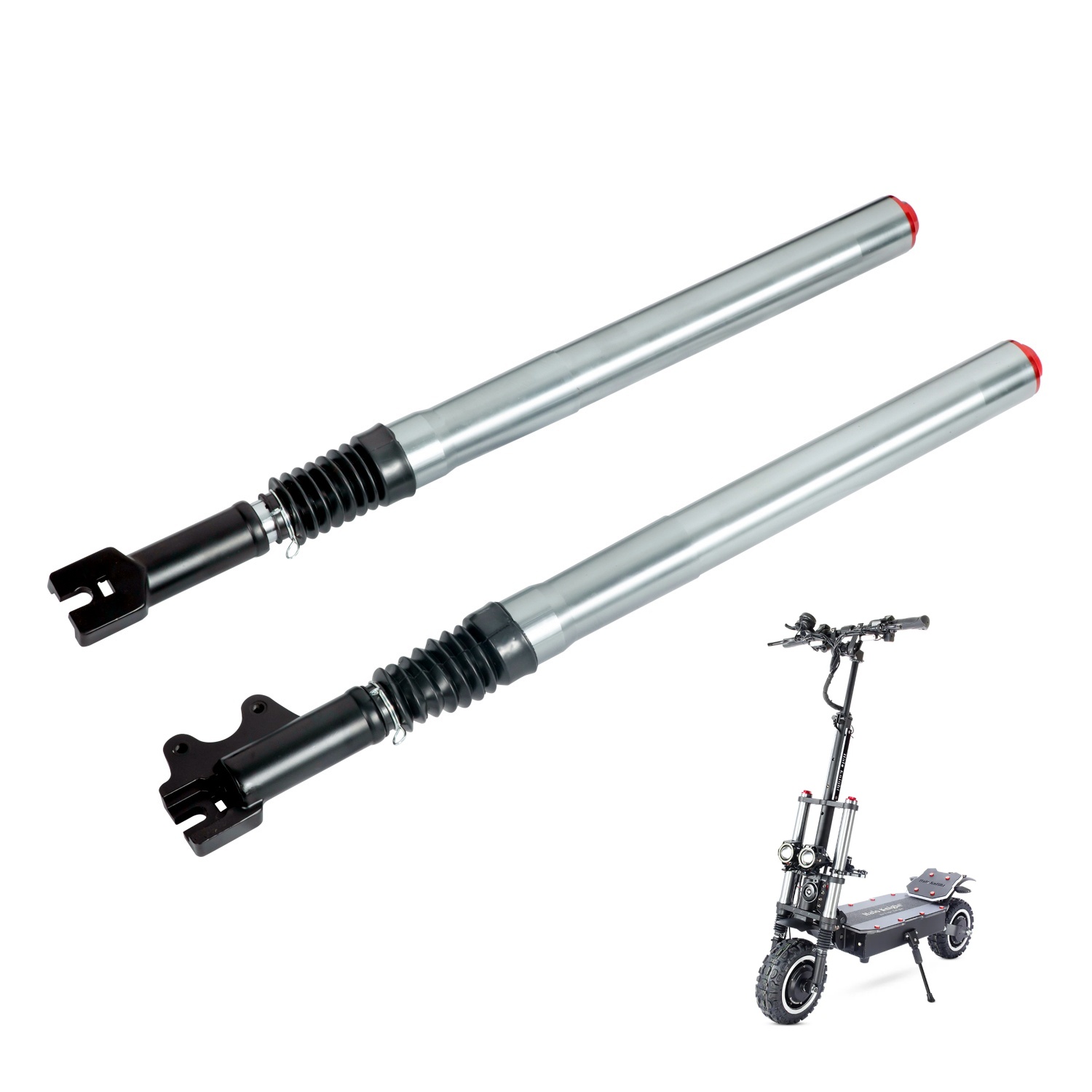 USA สต็อก 24 นิ้วไฟฟ้าสกู๊ตเตอ - Hydraulic Suspension Fork 11 Inch บทวิจารณ์และราคา